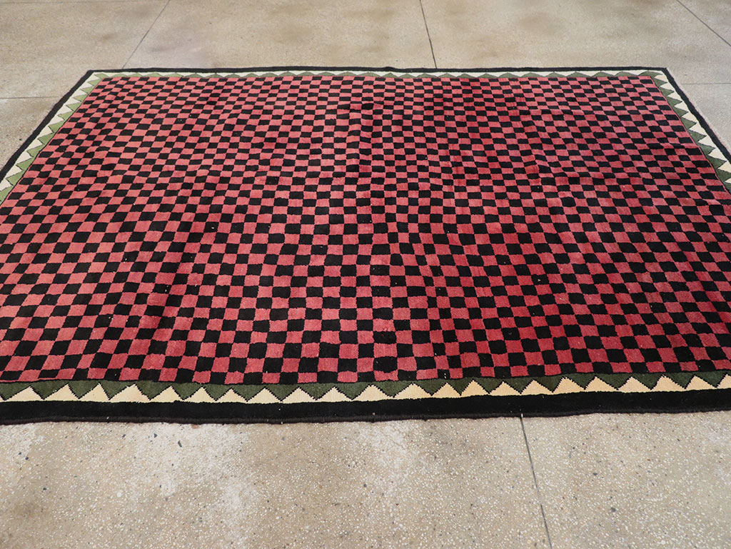 Modern Indian Gabbeh Accent Carpet, No.33163 - Galerie Shabab