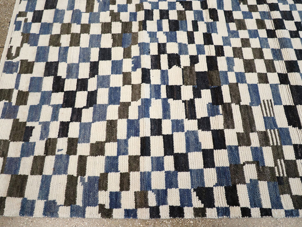 Modern Contemporary Indian Room Size Carpet, No.33167 - Galerie Shabab