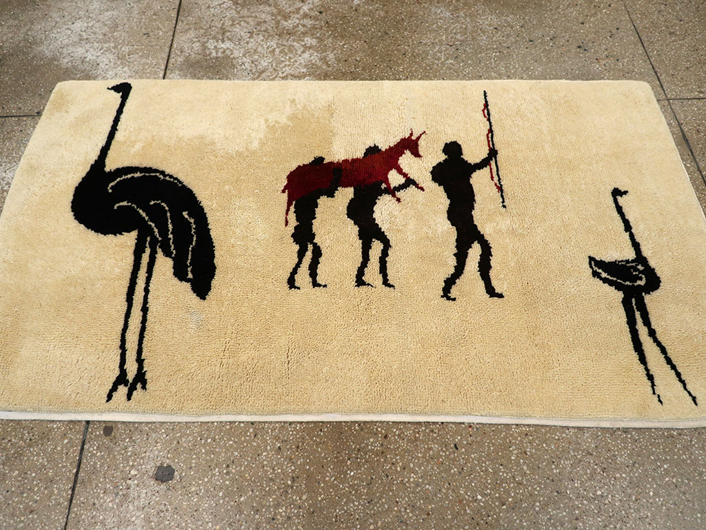 Vintage African Moroccan Pictorial Rug, No.33176 - Galerie Shabab