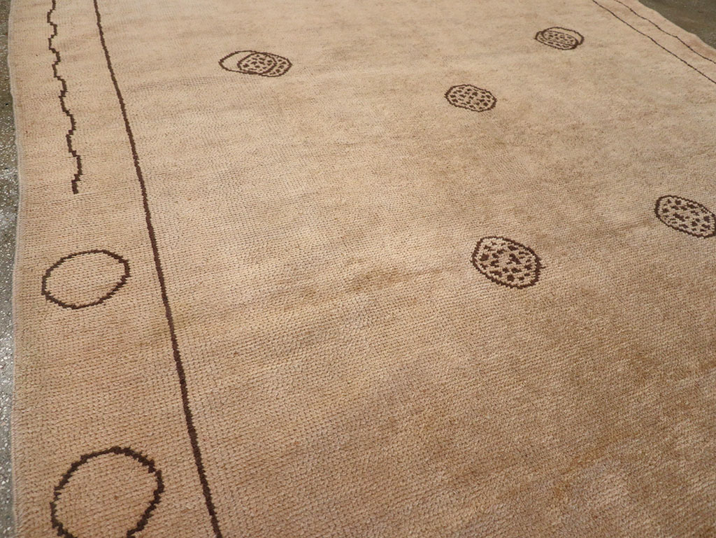 Vintage Chinese Art Deco Room Size Carpet, No.33179 - Galerie Shabab