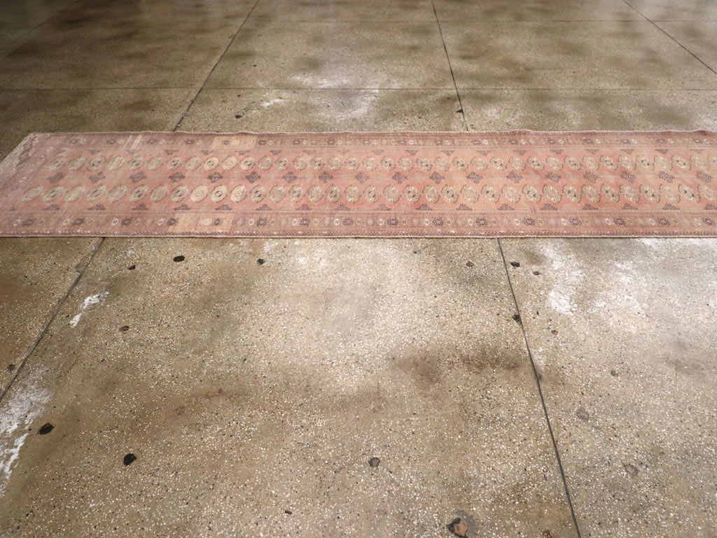 Vintage Central Asian Bokhara Long Runner, No.33199 - Galerie Shabab