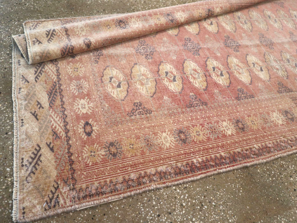 Vintage Central Asian Bokhara Long Runner, No.33199 - Galerie Shabab