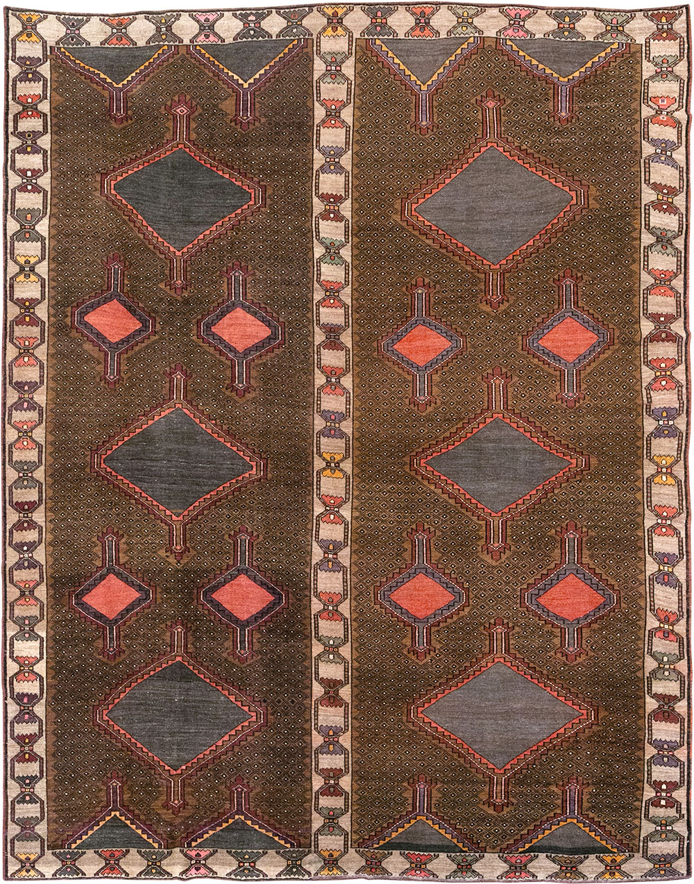 Vintage Turkish Anatolian Room Size Carpet, No.33276 - Galerie Shabab
