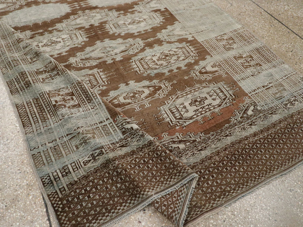 Vintage Central Asia Turkoman Accent Rug, No.33314 - Galerie Shabab