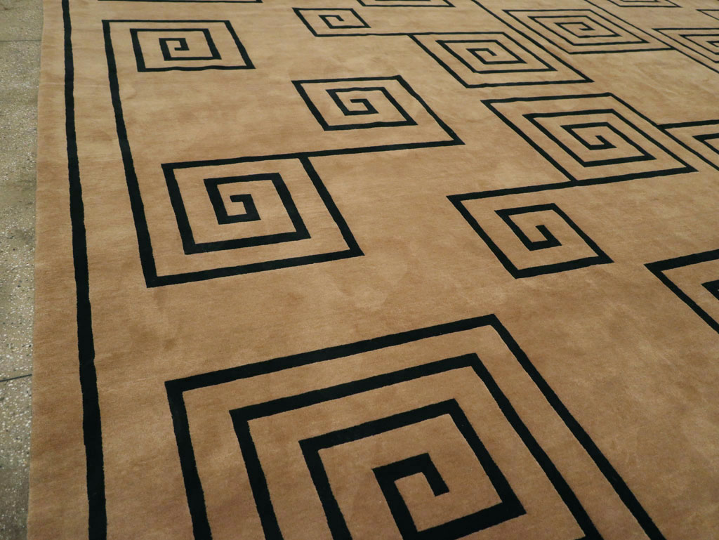 Modern Tibetan Contemporary Square Large Carpet, No.33323 - Galerie Shabab