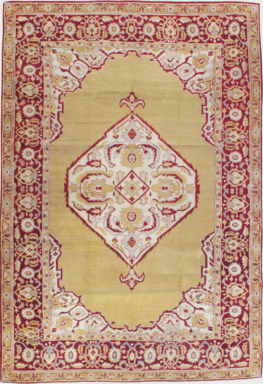 Antique Indian Agra Carpet, No.8125 - Galerie Shabab