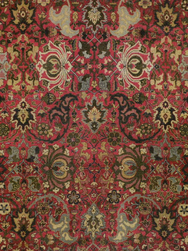 Antique Indian Lahore Carpet, No.8135 - Galerie Shabab