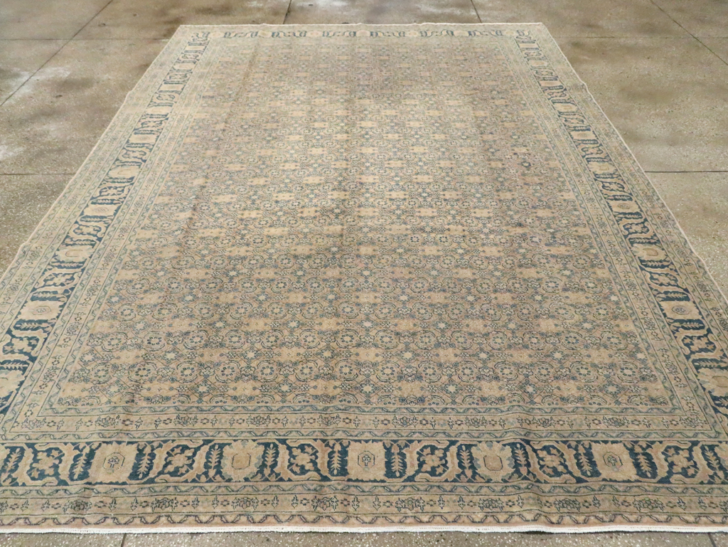 Antique Persian Tabriz Carpet, No.8365 - Galerie Shabab