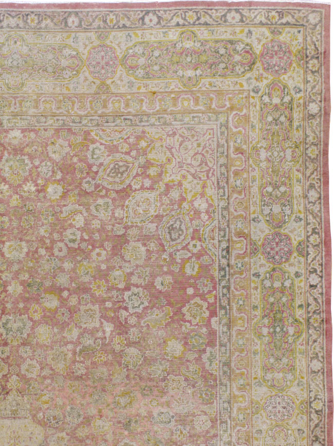 Antique Indian Lahore Carpet, No.8394 - Galerie Shabab