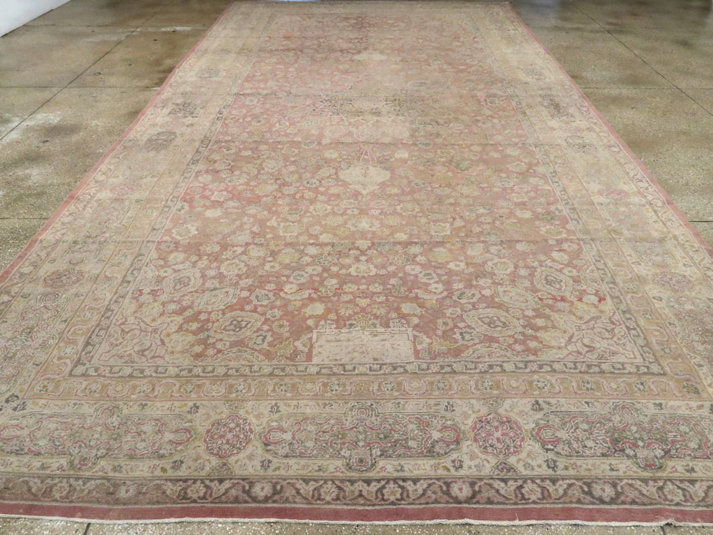 Antique Indian Lahore Carpet, No.8394 - Galerie Shabab