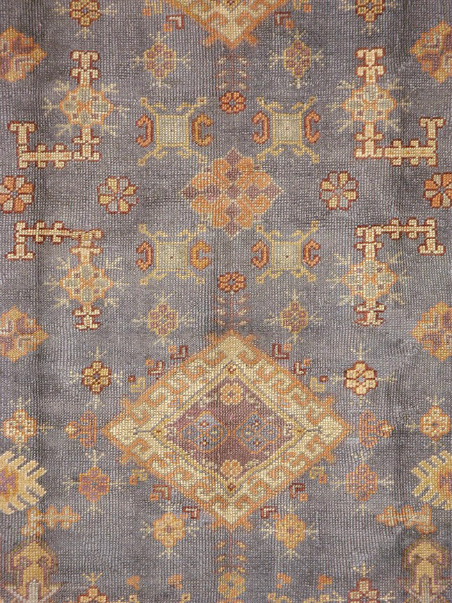 Antique Turkish Oushak Carpet, No.8527 - Galerie Shabab