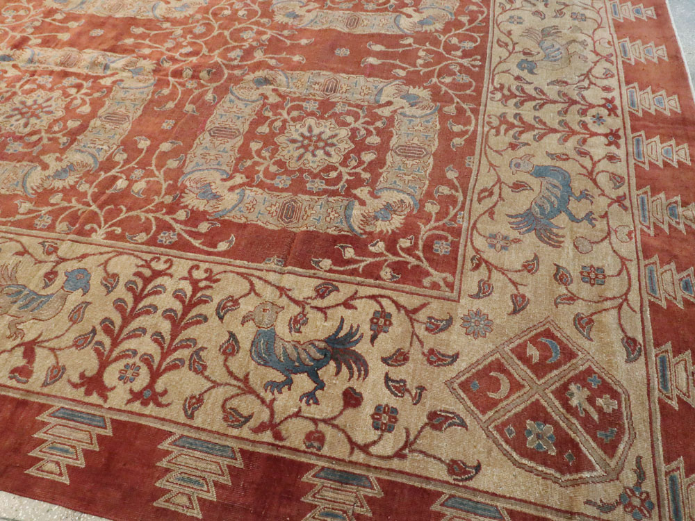 Antique Indian Lahore Carpet, No.8607 - Galerie Shabab