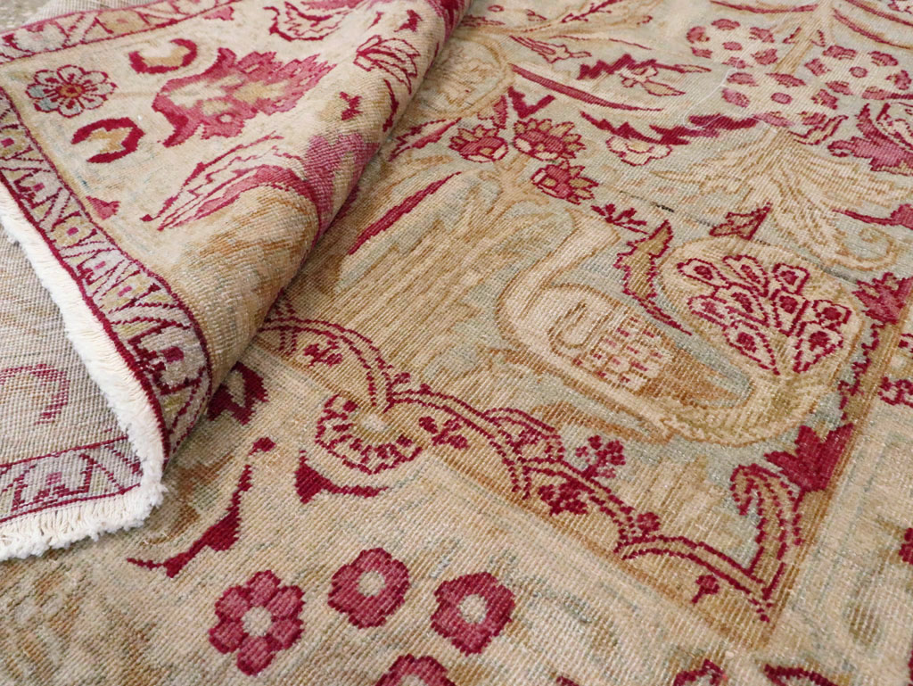 Antique Persian Lavar Kerman Rug, No.8706 - Galerie Shabab