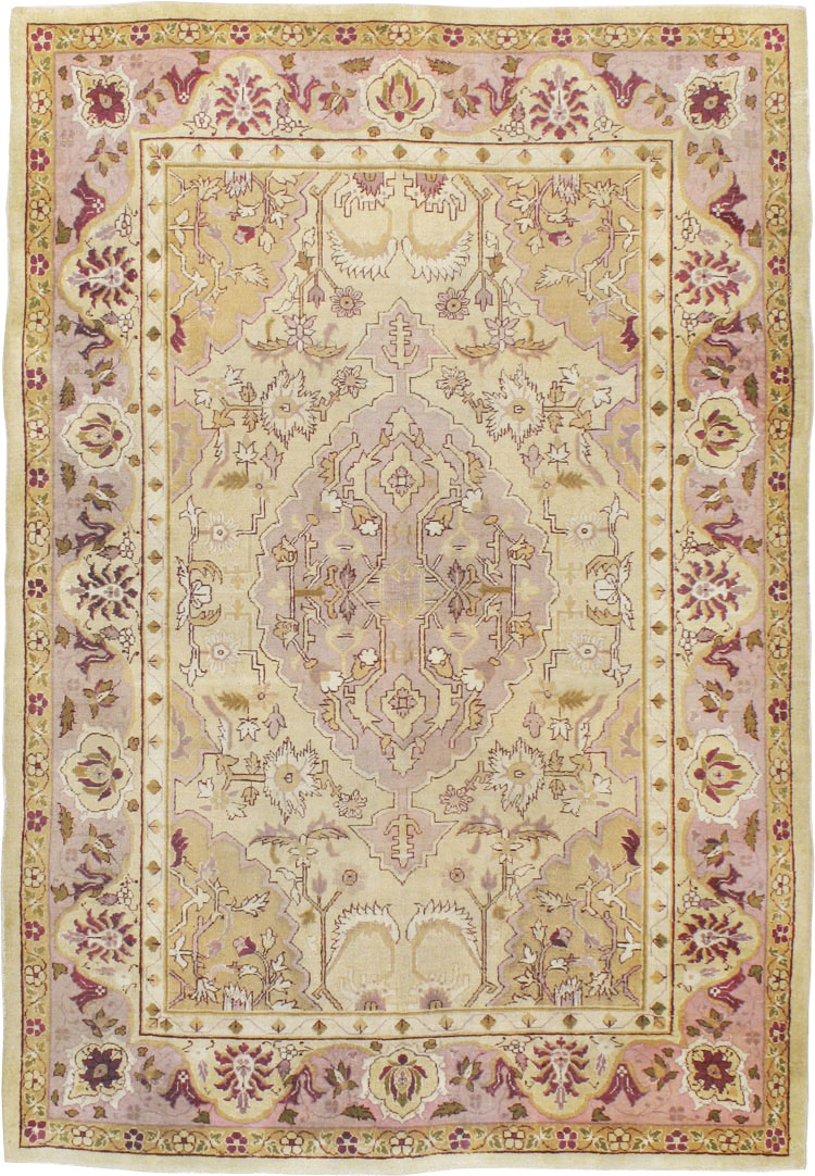 Antique Indian Agra Carpet, No.8730 - Galerie Shabab