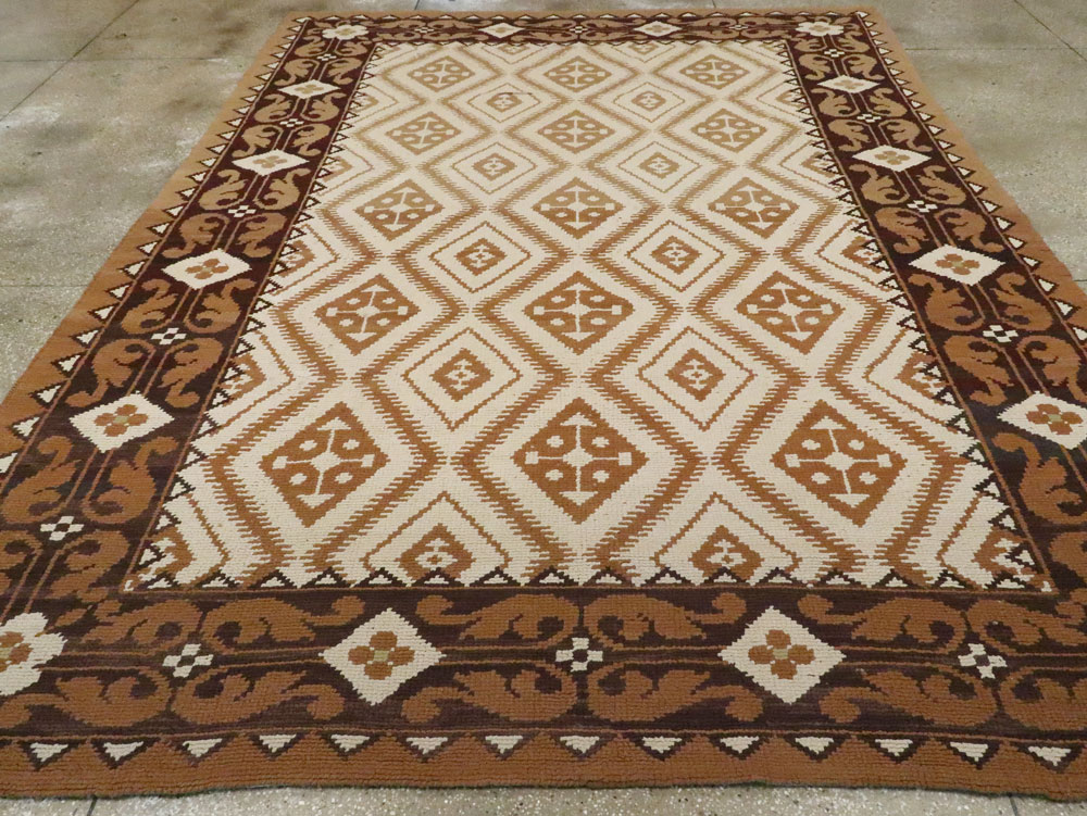 Vintage Spanish Cuenca Carpet, No.8788 - Galerie Shabab
