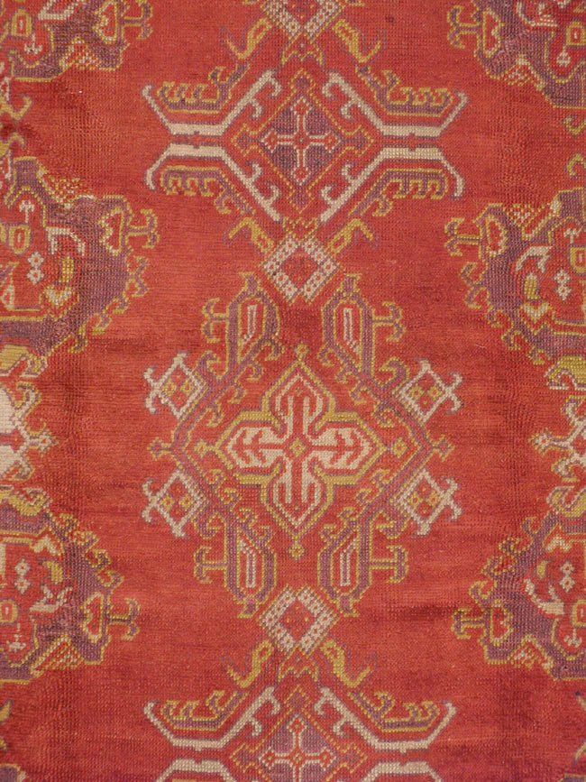 Vintage Turkish Oushak Carpet, No.8831 - Galerie Shabab