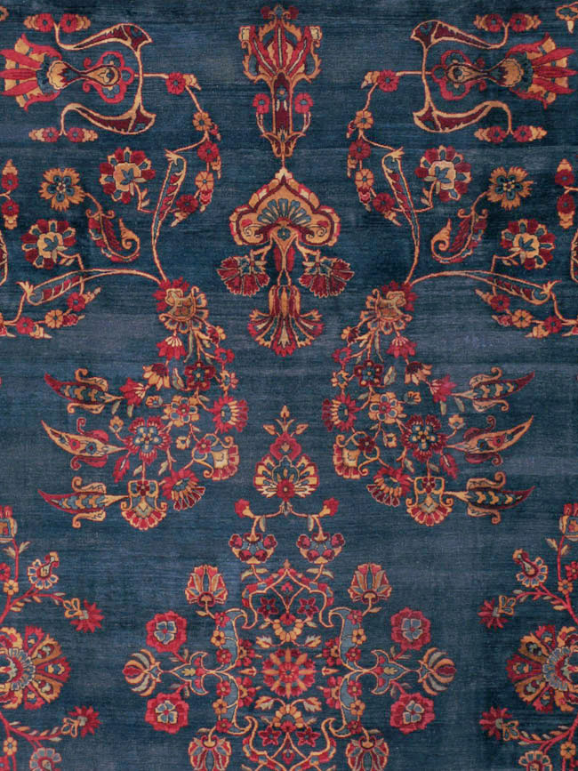 Antique Persian Lavar Kerman Carpet, No.8832 - Galerie Shabab