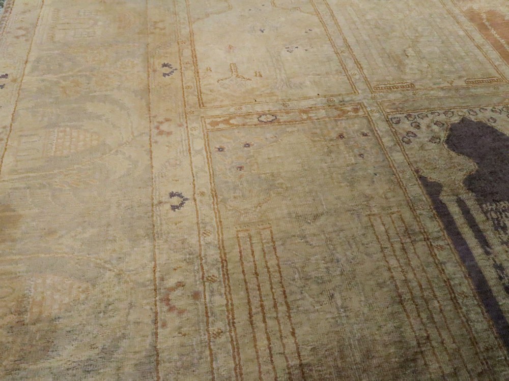 Vintage Turkish Kayseri Silk Rug, No.9095 - Galerie Shabab