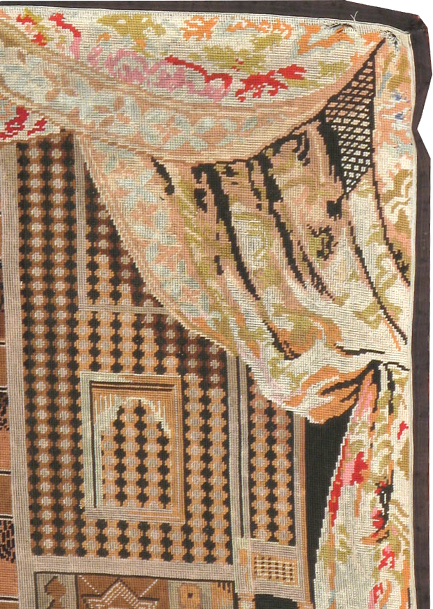 Antique French Needlepoint Tapestry, No.9097 - Galerie Shabab