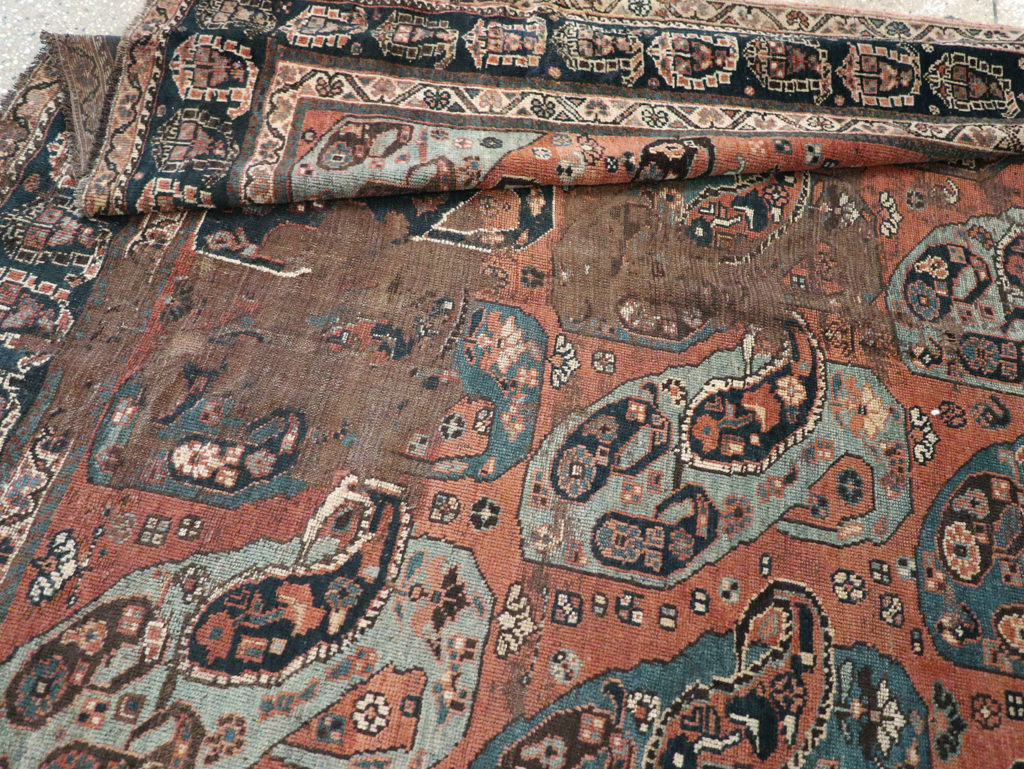 Antique Persian Khamseh Gallery Carpet, No.9149 - Galerie Shabab