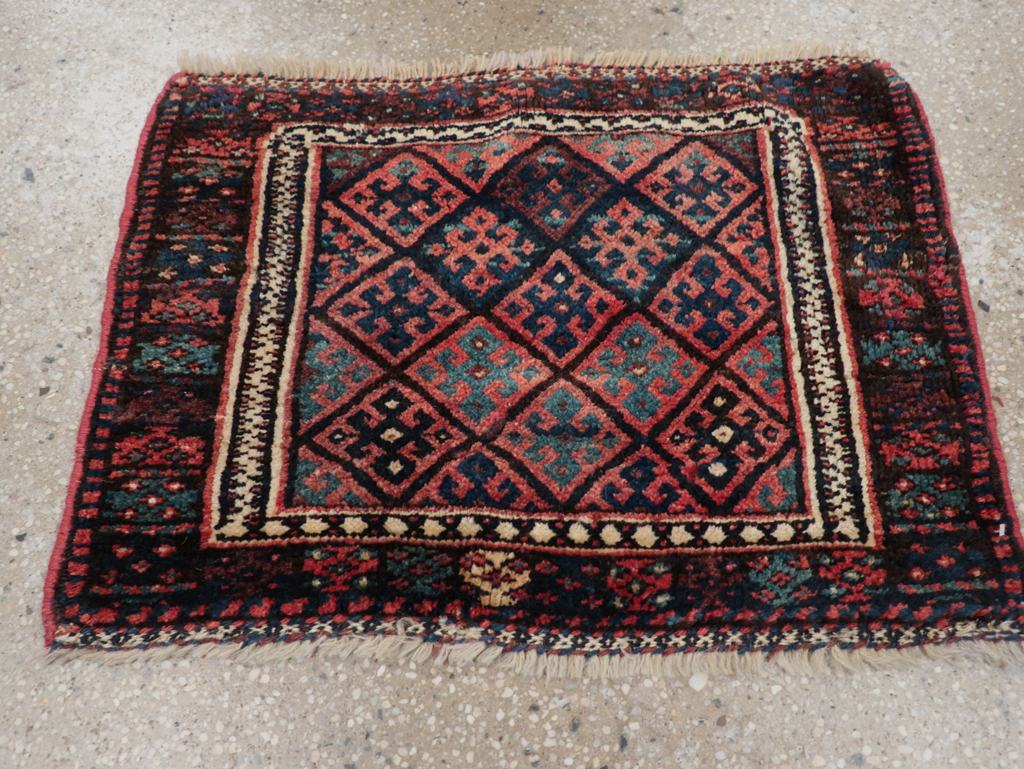 Vintage Persian Kurdish Rug, No.9179 - Galerie Shabab
