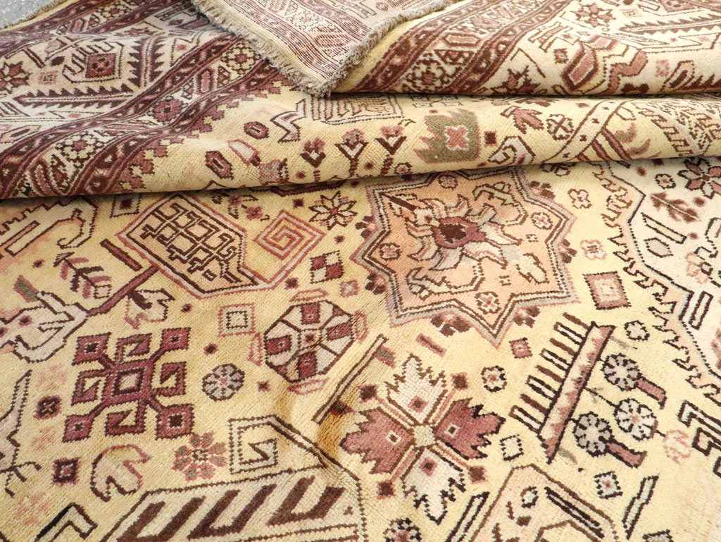 Vintage Persian Tabriz Carpet, No.9259 - Galerie Shabab