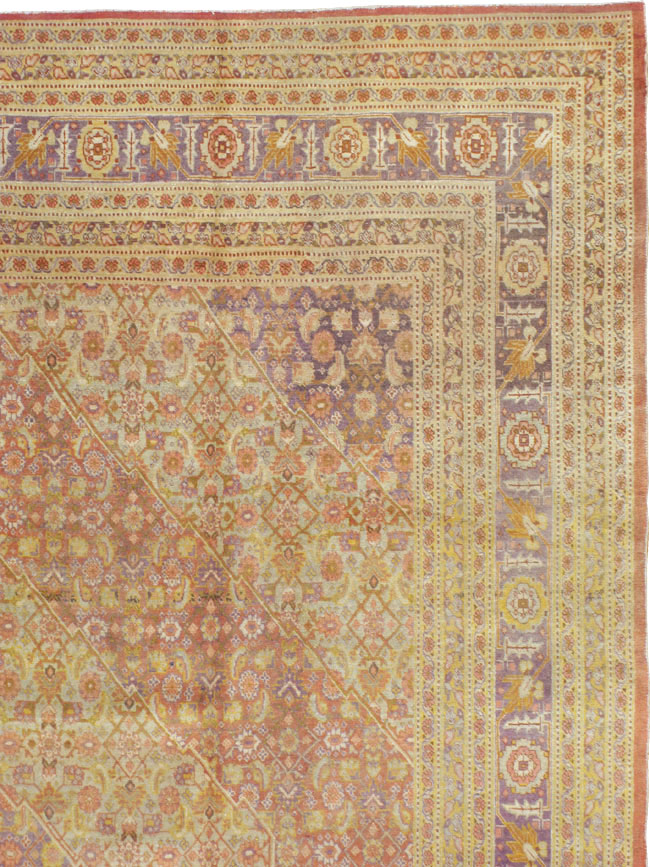 Antique Persian Tabriz Carpet, No.9284 - Galerie Shabab