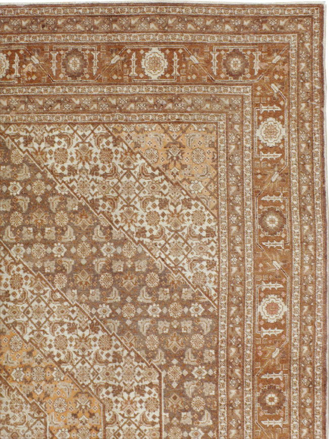 Antique Persian Tabriz Carpet, No.9405 - Galerie Shabab