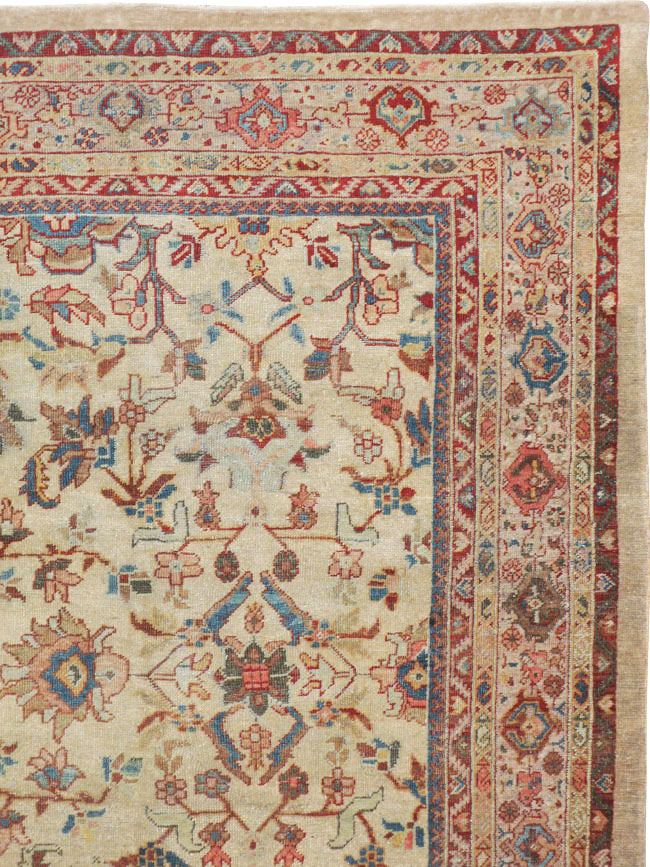 Antique Persian Mahal Gallery Rug, No.9457 - Galerie Shabab