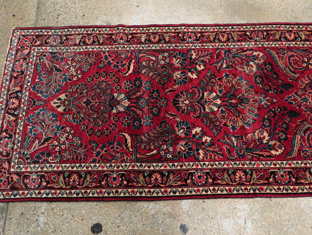 Antique Persian Lilihan Long Runner, No.9596 - Galerie Shabab