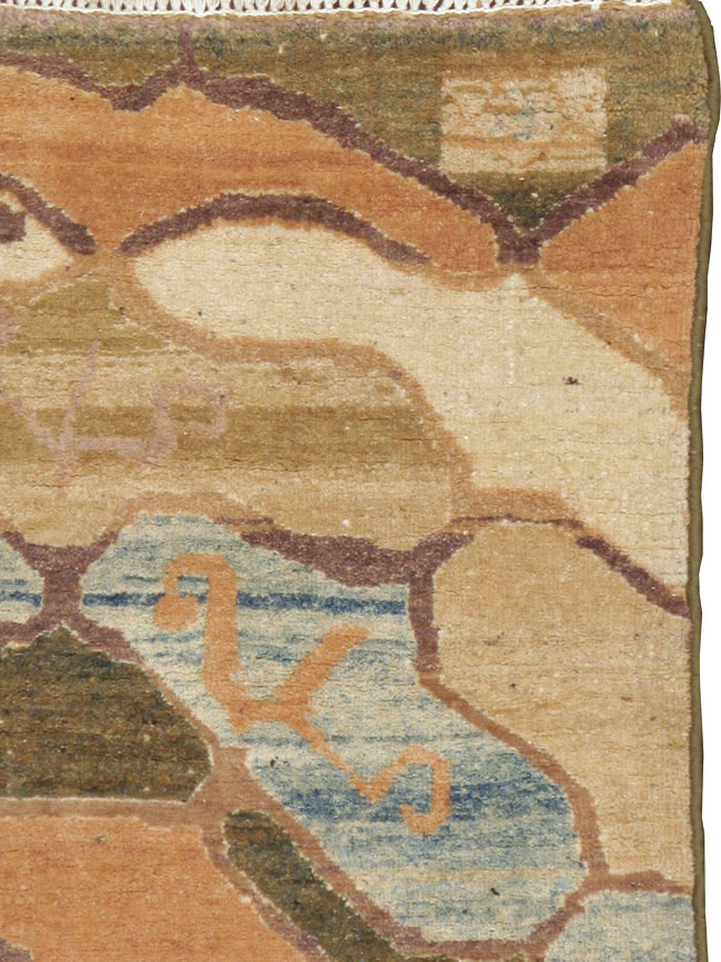 Vintage Indian Lahore Rug, No.9725 - Galerie Shabab