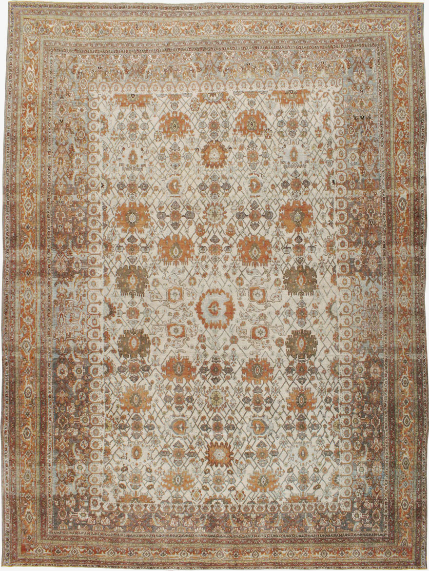 Antique Persian Bibikabad Carpet, No.9877 - Galerie Shabab