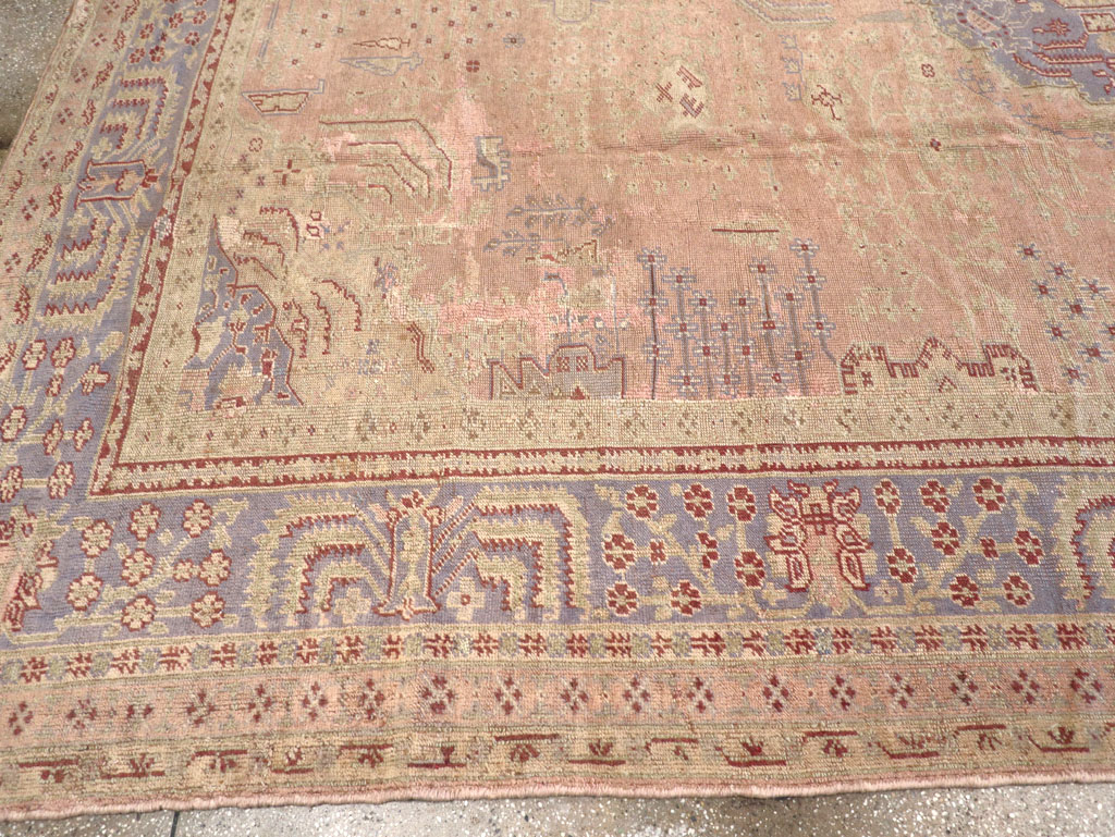 An Oushak Carpet, No.9920 - Galerie Shabab